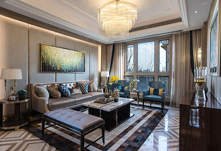 北京鴻坤·花語(yǔ)墅新古典風(fēng)格軟裝設(shè)計(jì)